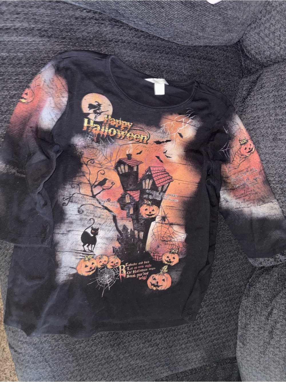 Happy Halloween Christopher Banks Vintage - Rhinestone Womens XL
